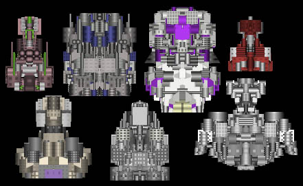 Procedurally generated ships